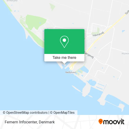 Femern Infocenter map