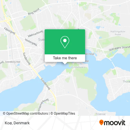 Koø map
