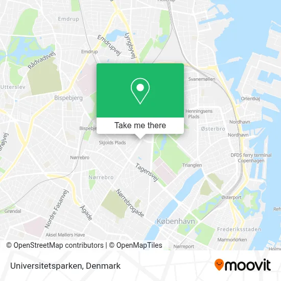 Universitetsparken map