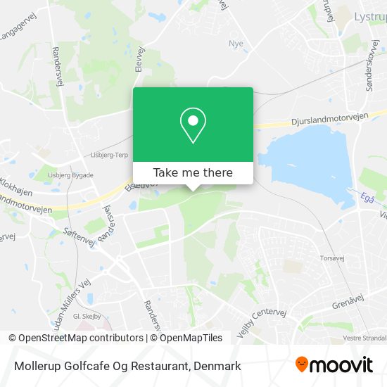 Mollerup Golfcafe Og Restaurant map
