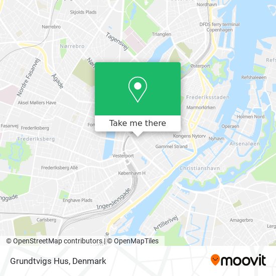 Grundtvigs Hus map