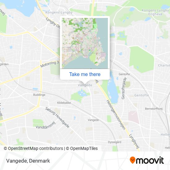 Vangede map