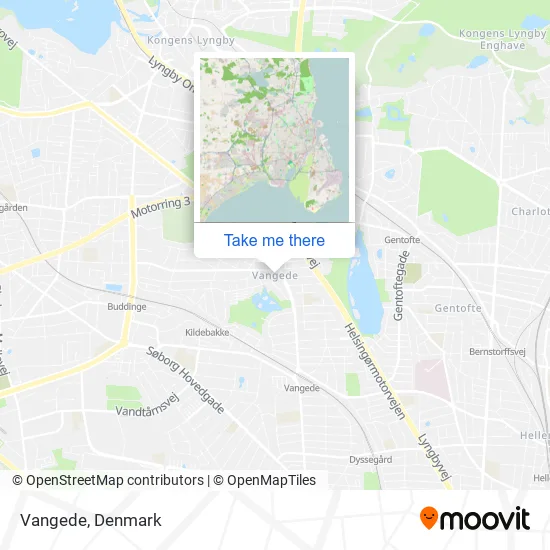 Vangede map