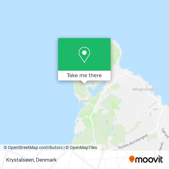 Krystalsøen map