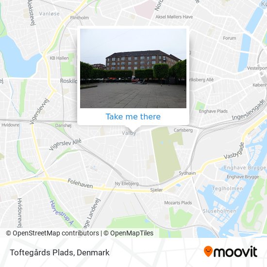 Toftegårds Plads map