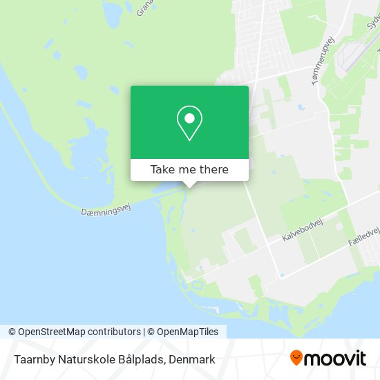Taarnby Naturskole Bålplads map