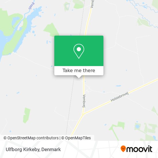 Ulfborg Kirkeby map