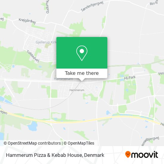 Hammerum Pizza & Kebab House map