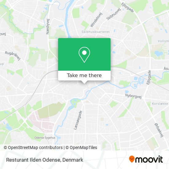 Resturant Ilden Odense map