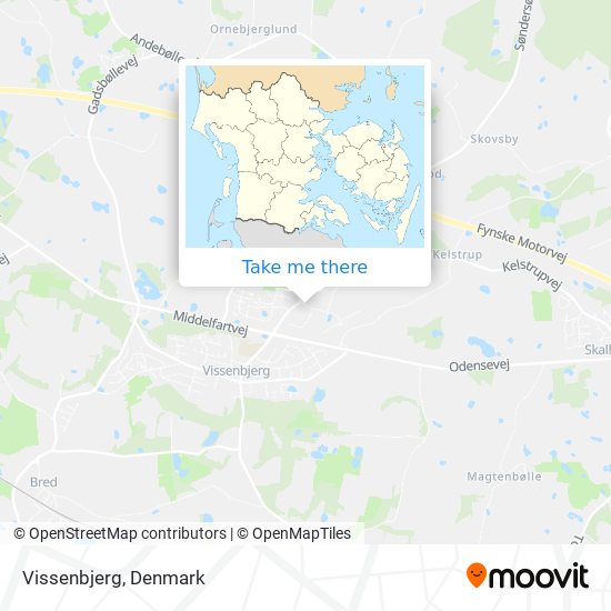 Vissenbjerg map