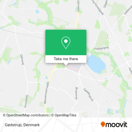 Gødstrup map