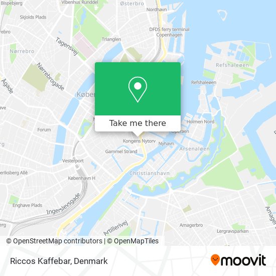 Riccos Kaffebar map