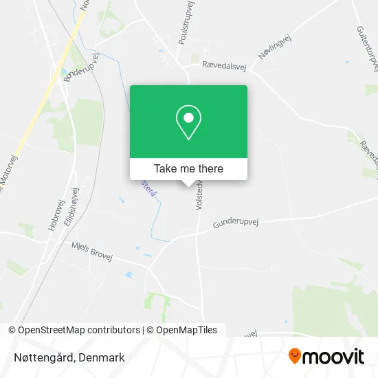 Nøttengård map