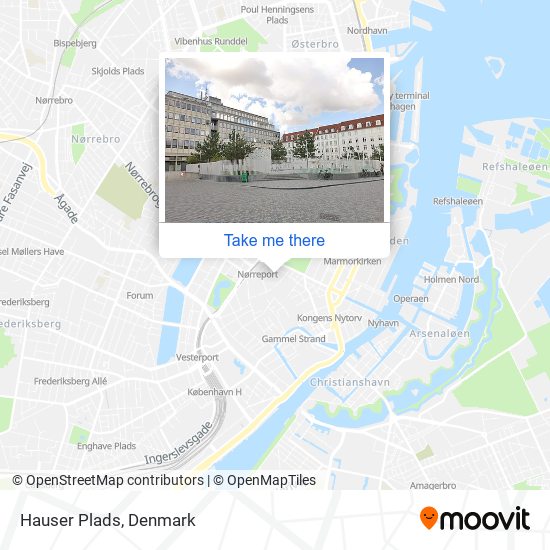 Hauser Plads map