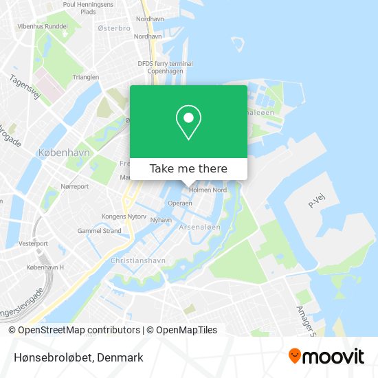 Hønsebroløbet map
