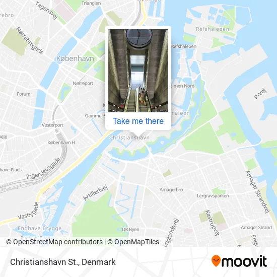Christianshavn St. map