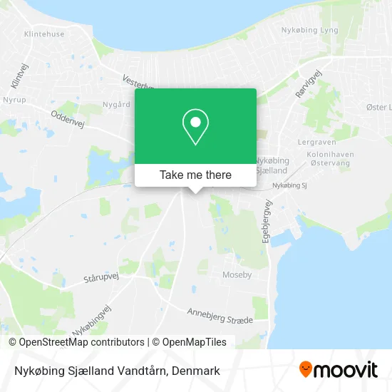 Nykøbing Sjælland Vandtårn map
