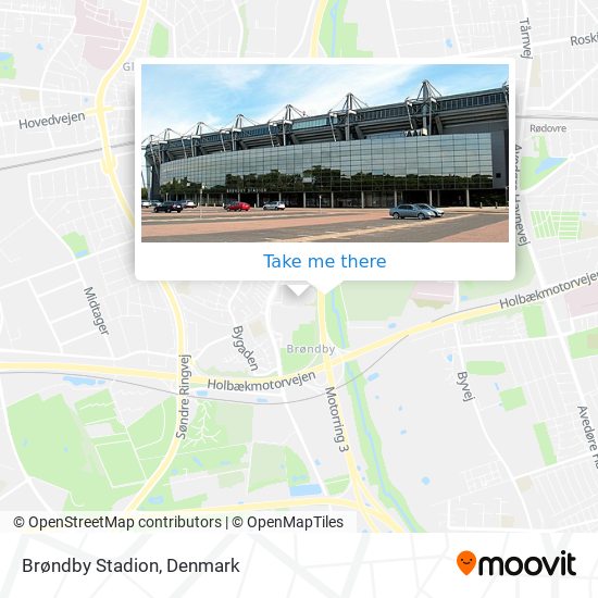 Brøndby Stadion map