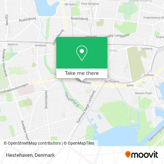 Hestehaven map