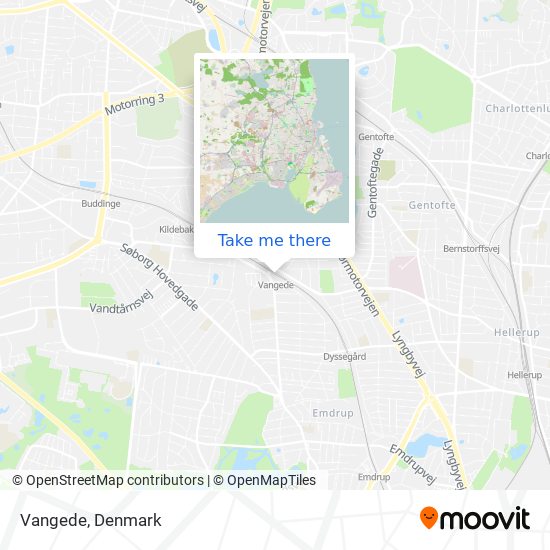 Vangede map