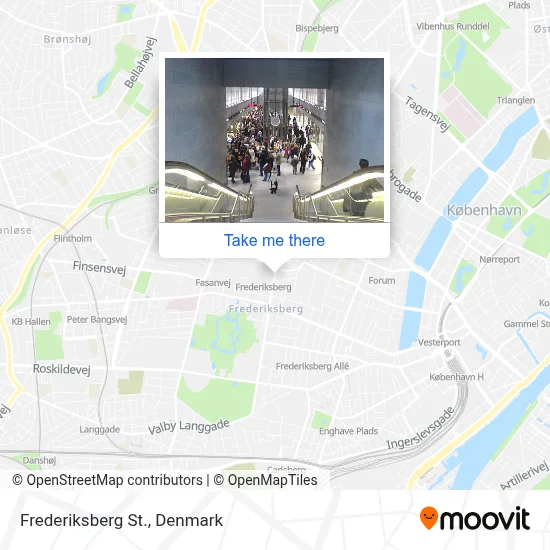 Frederiksberg St. map