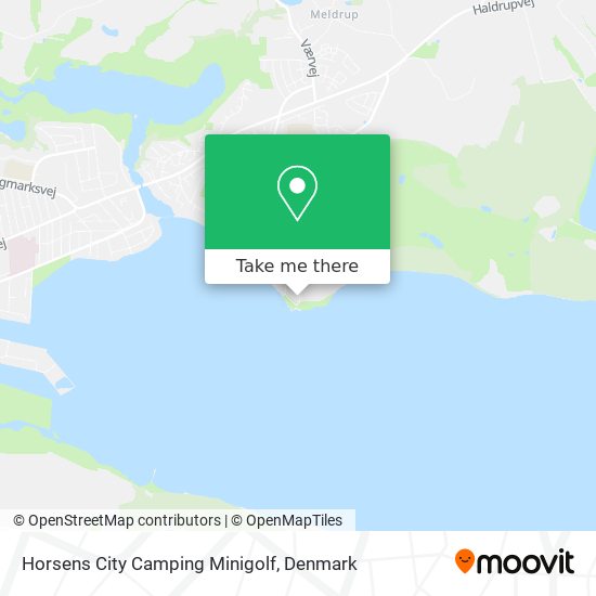 Horsens City Camping Minigolf map
