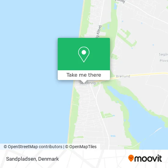 Sandpladsen map
