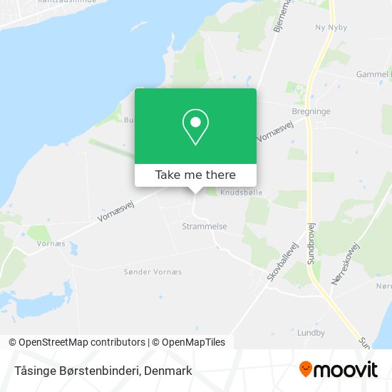 Tåsinge Børstenbinderi map