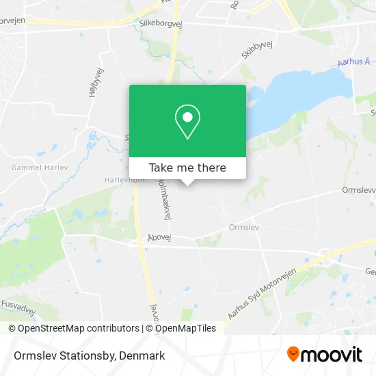 Ormslev Stationsby map