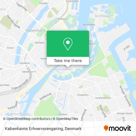 Københavns Erhvervsrengøring map