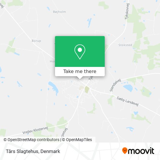 Tårs Slagtehus map