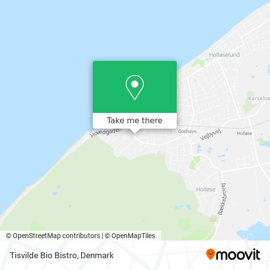 Tisvilde Bio Bistro map