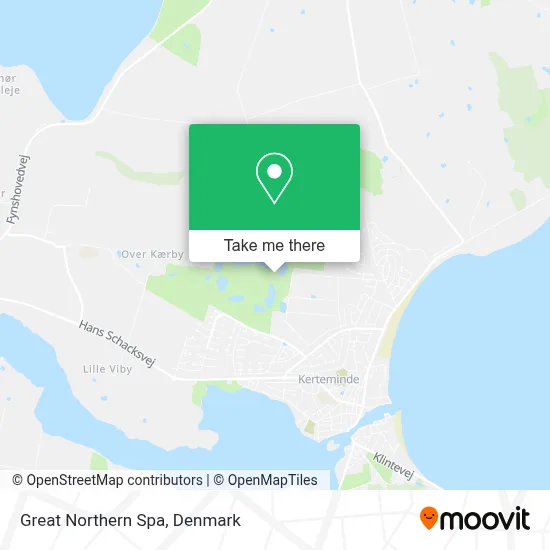 Great Northern Spa map