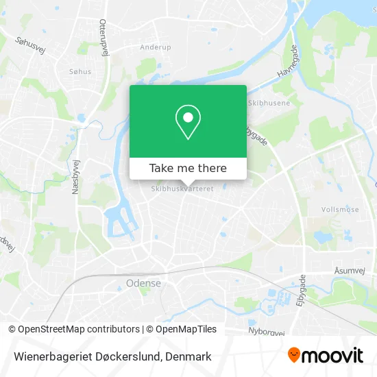 Wienerbageriet Døckerslund map