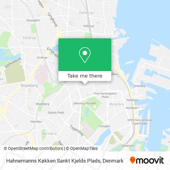 Hahnemanns Køkken Sankt Kjelds Plads map