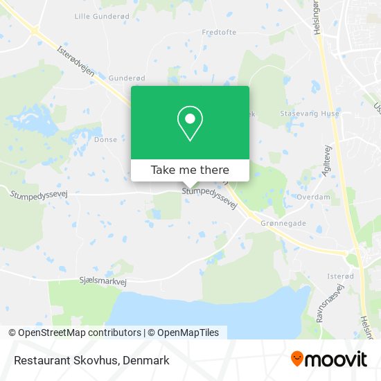Restaurant Skovhus map