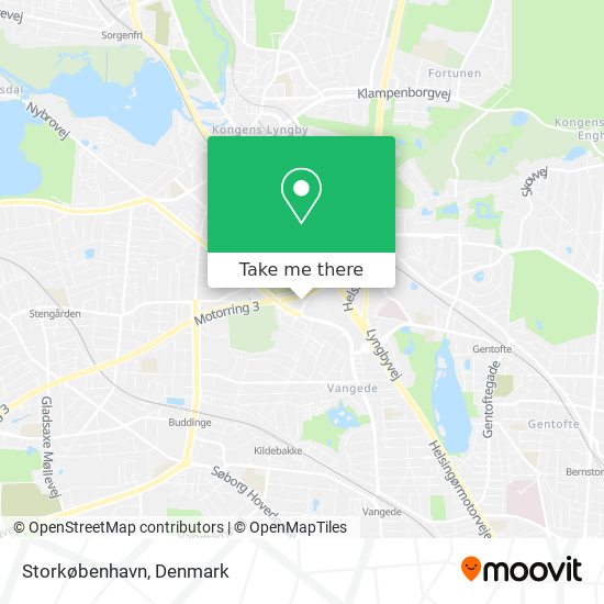 Storkøbenhavn map