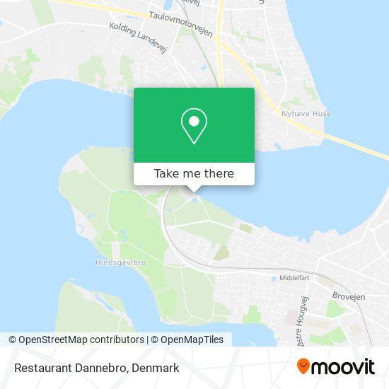 Restaurant Dannebro map