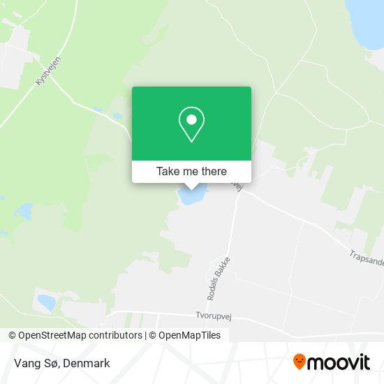 Vang Sø map