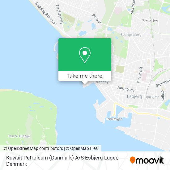 Kuwait Petroleum (Danmark) A / S Esbjerg Lager map