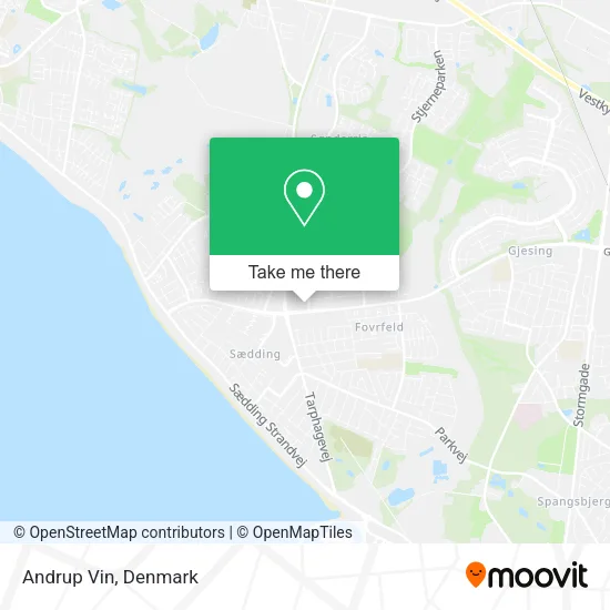 Andrup Vin map