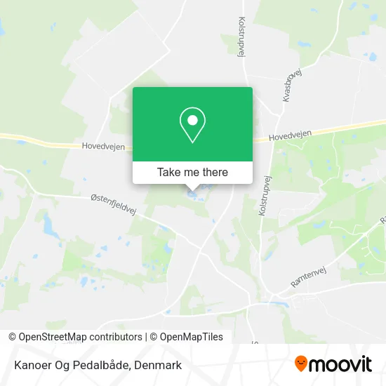 Kanoer Og Pedalbåde map