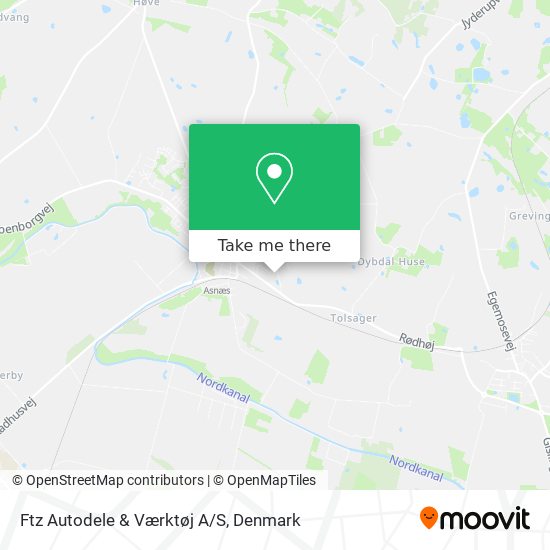 Ftz Autodele & Værktøj A/S map