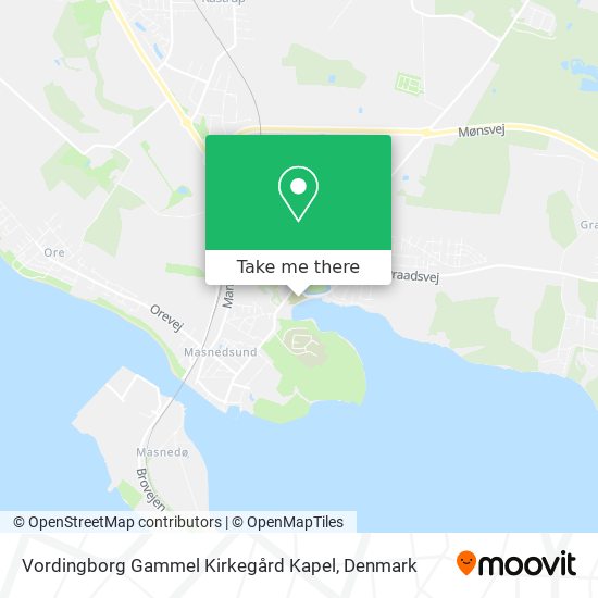 Vordingborg Gammel Kirkegård Kapel map