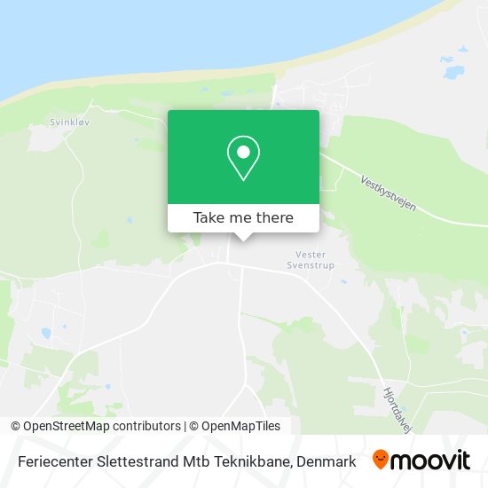Feriecenter Slettestrand Mtb Teknikbane map