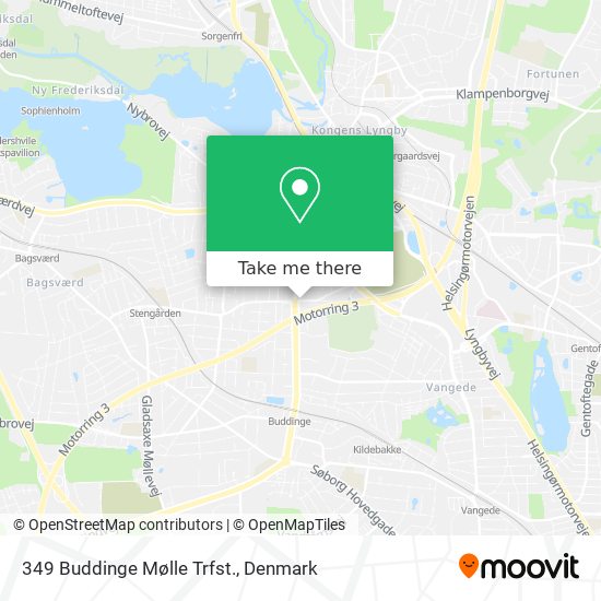 349 Buddinge Mølle Trfst. map