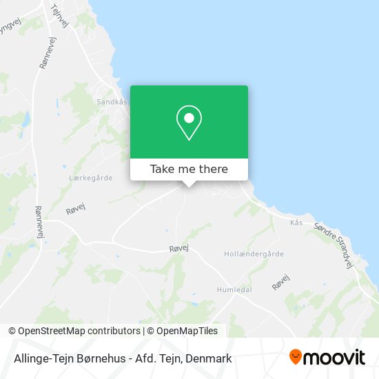 Allinge-Tejn Børnehus - Afd. Tejn map
