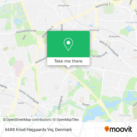 6688 Knud Højgaards Vej map