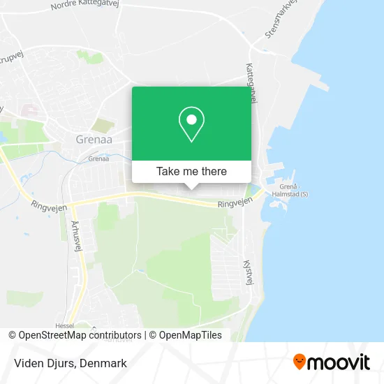 Viden Djurs map