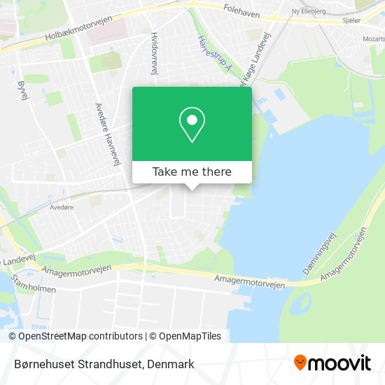 Børnehuset Strandhuset map